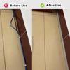 2 Pcs Hide Wires Along Wall/Cables Cords or Wires - Cable Concealer Floor, Protect from Trips and Falls, Cord Protectors from Pets No Chew, Brown, Grey, Black, White(Black Holds 5 Wires,L 2m/6.5ft) view 4