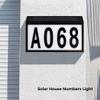 Waterproof Led Solar House Address Sign, Customizable Plaque For Outdoor Use view 4