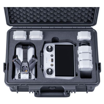 Lykus Titan MM510 Waterproof Hard Case for DJI Mini 5 Pro and RC2/RC-N3, Support up to 7 batteries [CASE ONLY]