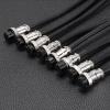 MECCANIXITY 3.3ft GX16 5 Pin Cable Male to Female Head Aviation Cordset, Panel Mount Circular Electrical Connector Adapter Female to Male 22AWG, Black view 3