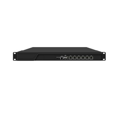 1U Rack Mount Firewall Appliance, OPNsense, VPN, 2th Gen Core I3 2328M, 2350M, 2370M, RJ65, 6 x Intel 2.5GbE I226-V LAN, GPIO, Console, 8G RAM, 512G SSD