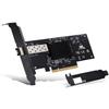 10Gb SFP PCI-e Network Card, 82599(X520-DA1) Controller, 10Gbps Ethernet Adapter, 10Gbe SFP+ Port, 10G NIC Card, Support Windows/Windows Server/VMware view 1