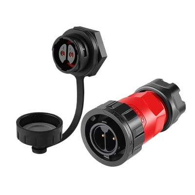 YM20 M20 Aviation 2 3 4pin IP67 Waterproof Plastic Male Plug Female Socket Power Connector for Drone Maritime Mining Industry(2pin Set)