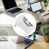 4 Port USB 2.0 Hub Dock - High Speed 480Mbps Splitter Compatible Laptop Notebook Tablet Desktop PC, Fast Rotating Multifunctional Connector | Lightweight Compact Design Ensuring Stable view 4