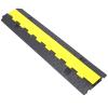 4" high 2-Piece Portable Automotive Curb Ramp, Heavy-Duty Plastic Threshold Ramp Track Interlocking Step Ramp Structure 6600 Lbs Load Capacity for Cars, Wheelchairs, Bikes, Motorcycle (2Pack) view 2