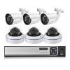 5MP POE NVR IP Camera System H.265+ 8CH Audio Outdoor Waterproof P2P CCTV System Motion Detection Security Surveillance(4T,NVR and 6pcs Camera) view 1