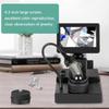 4.3 Inch LCD Digital Microscope, Digital Diamond Girdle Viewer with LED Fill Light, 50-1500X Magnification, Accurate Identification, for Jewelry Diamond Testing view 3