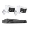 6MP Security Camera Dual Lens 8CH NVR Ultra HD POE Ai Human Detection CCTV Video Surveillance Kit 180 Degrees Panoramic(1t,23pcs As Shown-1) view 1