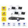 6MP Security Camera Dual Lens 8CH NVR Ultra HD POE Ai Human Detection CCTV Video Surveillance Kit 180 Degrees Panoramic(1t,23pcs As Shown-1) view 2