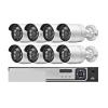 3.6mm 5MP 4MP IP Camera 8CH / 4CH Motion Detection POE Camera 48V Metal Audio Outdoor Camera Security System Set(2T,8CH NVR and 8PCS 5MP) view 1