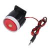 DirectNine Basics 120dB Mini Red Wired Horn Siren Sound Alarm System Warning Horn for Home Security Easy Install No Wiring Durable Long Life Plug in Keypad Console Loud Voice Prompt Plastic Metal view 3