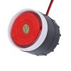 DirectNine Basics 120dB Mini Red Wired Horn Siren Sound Alarm System Warning Horn for Home Security Easy Install No Wiring Durable Long Life Plug in Keypad Console Loud Voice Prompt Plastic Metal view 4