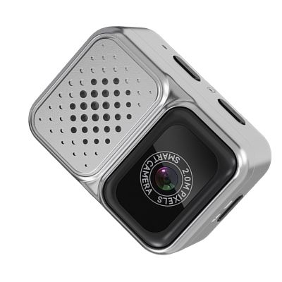 Dpofirs 128GB Mini Keychain Camera, Retro Photo Video Camera, 3 Filters, 0.96" Screen, Compact Camara Portable Video Recorder for Travel Study Recording (Gray)