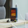 SHANLING M7T Flagship Digital Audio Player, Android 13 MP3/MP4 Player, Dual JAN6418 Tubes+AKM4191+2*AKM4498EX DAC AMP, 6GB RAM+128GB ROM, 768kHz/32bit, DSD1024, 980mW@32, 5-in Screen view 4