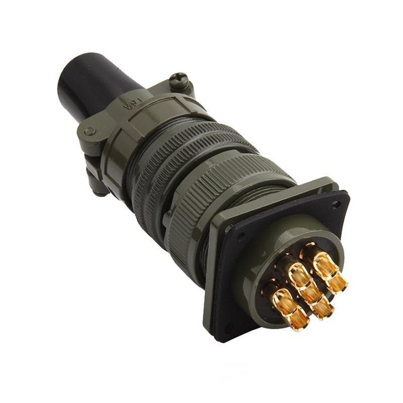 PSKQHIRA MS5015 Plug S and Socket P 7Pin 7P U.S. Military Standard Aviation Plug Connector