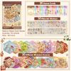 ASTARON 20 Sets DIY 3D Sticker Scene Book for Adults, Make Your Own Mini Cozy Shop House Room Stickers Cute Cartoon Miniature Stickers for Girls, Relief Stress Pass The Time view 2