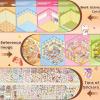 ASTARON 20 Sets DIY 3D Sticker Scene Book for Adults, Make Your Own Mini Cozy Shop House Room Stickers Cute Cartoon Miniature Stickers for Girls, Relief Stress Pass The Time view 3