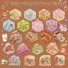 ASTARON 20 Sets DIY 3D Sticker Scene Book for Adults, Make Your Own Mini Cozy Shop House Room Stickers Cute Cartoon Miniature Stickers for Girls, Relief Stress Pass The Time view 4