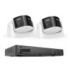 6MP Security Camera Dual Lens 8CH NVR Ultra HD POE Ai Human Detection CCTV Video Surveillance Kit 180 Degrees Panoramic(2T,6pcs dust Bag) view 1
