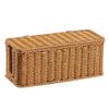 Cable Management Box, Handmade Woven Cable Organizer Cords Hider with Locked Cover Desk Cord Organizer Management for TV, Computer, Router, USB Hub to Hide Cords & Power Strip. view 1