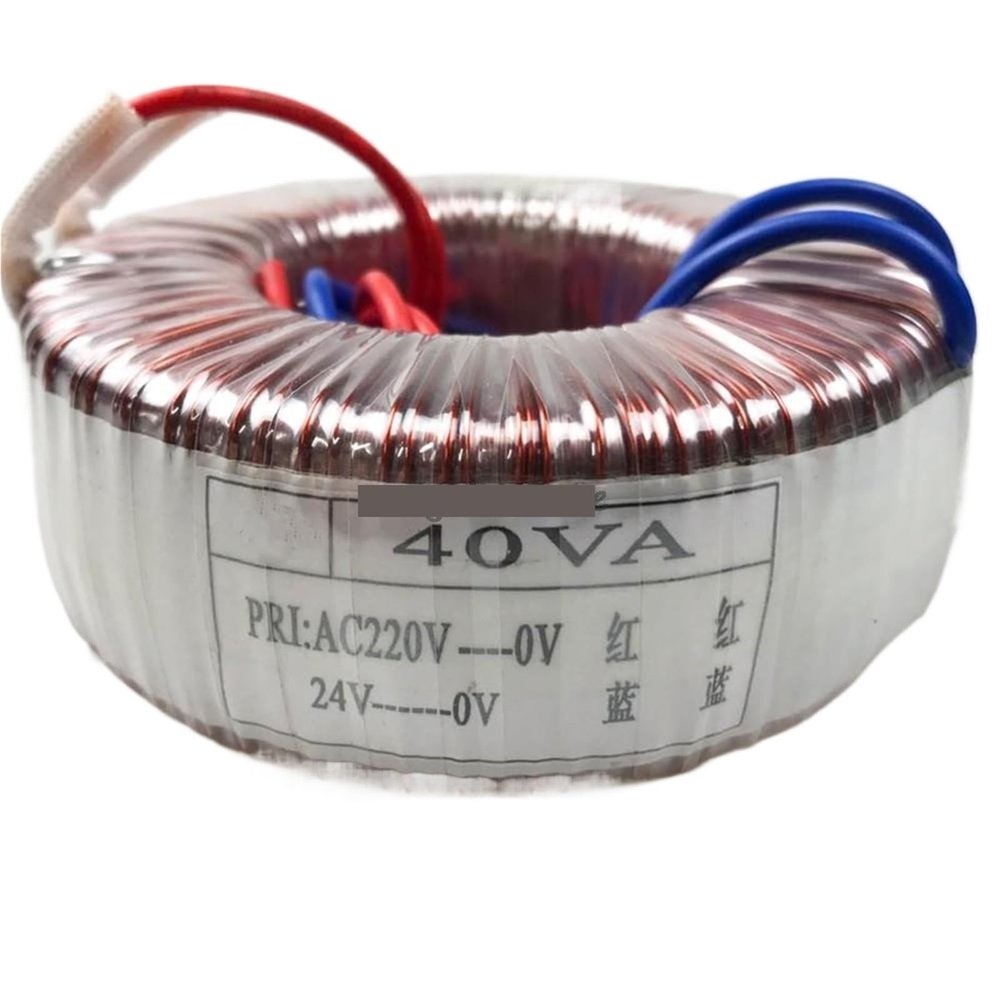 1pcs 40W 40VA Input 220V Output 24V Ring Transformer Single-Phase Low Frequency Power Transformer