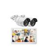 QDVOPHZA Outdoors IP66 Waterpoorf Full Color Night Vision IP Camera Set 8CH/4CH 12inch LCD TFT EDP 8MP 4K POE NVR Security Camera(1t,4CH NVR and 2 Camera) view 1