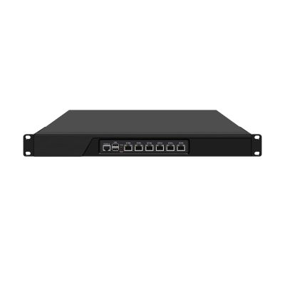 1U Rack Mount Firewall Appliance, OPNsense, VPN, 2th Gen Core I5 2430M, 2520M, 2540M, RJ08, 6 x Intel 2.5GbE I226-V LAN, Console, 8G RAM, 256G SSD