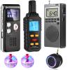 Grinsvalley 6 Pcs Ghost Hunting Equipment Kit Ghost Hunting Box 1 Emf Meter 1 Digital Voice Recorder 2 LED Balls 1 Speaker Paranormal Equipment Tools for Paranormal Investigation, EVP Sessions view 1
