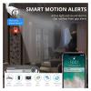 QDVOPHZA H.265 8CH 4K 5MP POE Camera Security System Outdoor 8MP Human Detect CCTV Surveillance Protection Color Night Vision P2P(4PCS,8CH NVR 4PCS CAM 5MP) view 4
