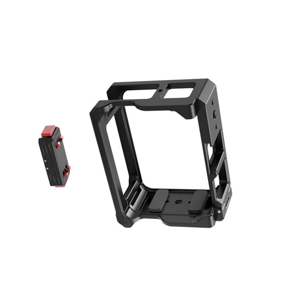 Mount Aluminum Alloy Camera Cage for Pro2 360 Degree Rotation and Secure Action Grip Aluminum Alloy Mount