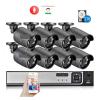H.265+ 8CH 4MP POE Security System NVR Kit 2560 * 1440 Audio IP Camera Outdoor Face Detect CCTV Video Surveillance NVR Set(4T,8CH NVR and 4 Camera_UK Plug) view 2