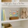 Craft & Clan Dinosaur Night Light for Kids | Personalized Baby Night Light for Boys | Custom Name Dino Nursery Decor, Plug-in LED Nightlight | Custom Baby Shower Gifts for Newborns, Toddlers, Girls view 2