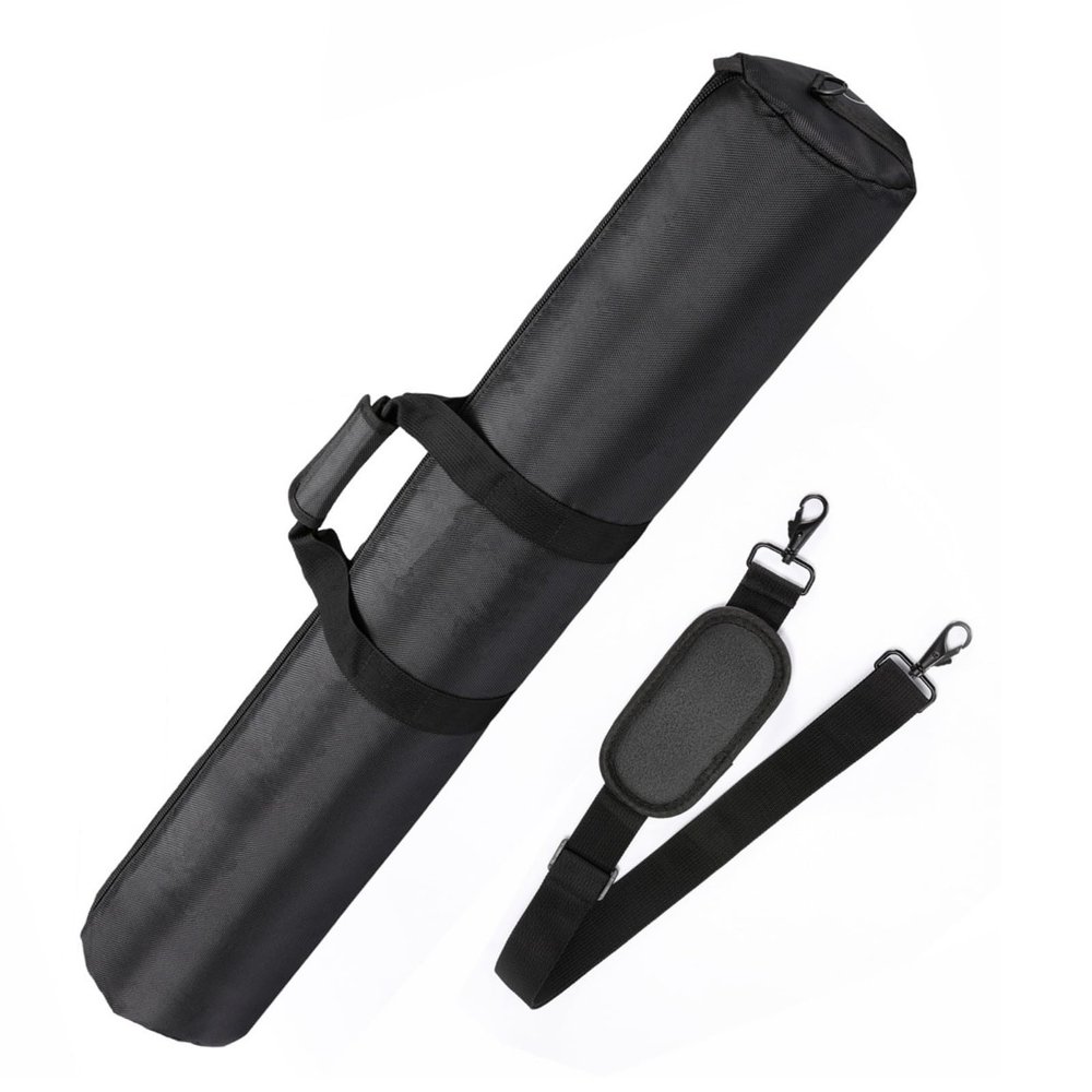 Geavonyg Camera Equipment Storage Bag Pouches Reinforced Base Design Padded Compartment Portable Shoulder Strap Tripod Organizers Monopod Travel Carrying Case