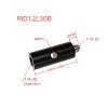 30-300mm Long Extension Tube 1/4-20 Double Thread Connector for Photography Gear Tripods Camping Light Mounting Camera Tripod Extension Adapter Tube view 4
