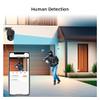 8CH 6MP HD POE Home Security Camera System Dual Lens Outdoor IP Camera Video Surveillance NVR Kit CCTV Human Detection(3T(),NVR and 4 White) view 3