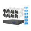 Smar 8CH 4MP POE NVR Security Camera System Kit H.265 CCTV Motion Detection Smart Face Detection Color Night Vision(2T,4xCam with 4CH NVR) view 2