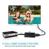 3RCA Female/Male to HDTV Converter Composite to Adapter 1080P Video Transmission for Gaming Console Adapter for VCR/vcd Player Game Console view 3