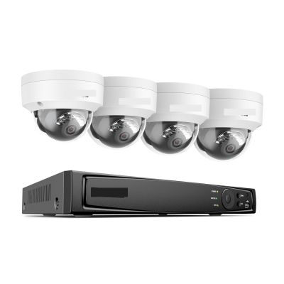 4K Ultra HD PoE Network Video Security System 8CH 8MP H.265 Surveillance NVR 4x4K HD IP67 POE CCTV POE IP Cameras Kit(2T,23pcs As Shown-1)