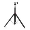 Sanpyl Action Camera Tripod: Magnetic Quick Release Selfie Stick & 63" Extendable Stand, Lightweight for X4 X3 Camera - Vlog Handle with Fast Release view 1