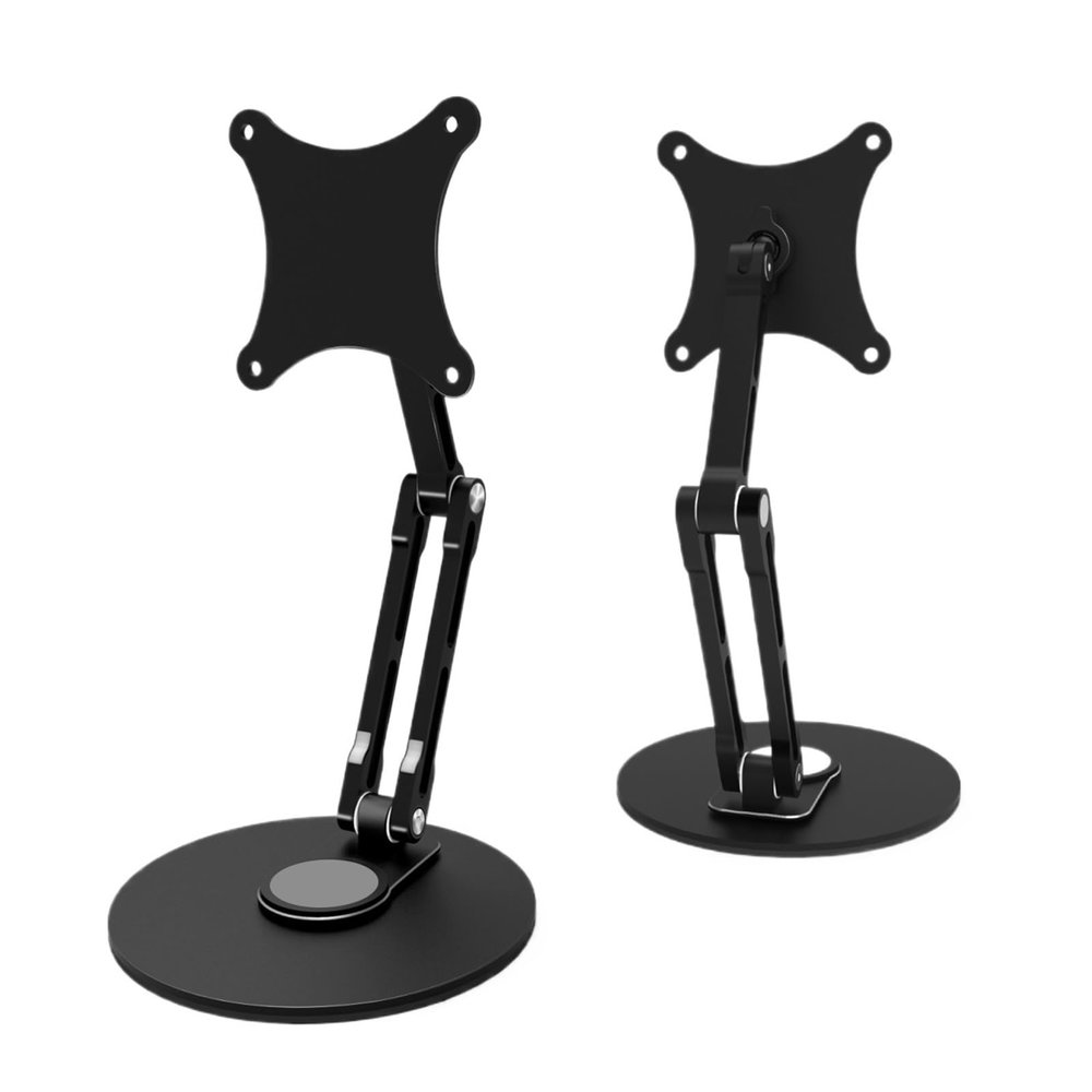 1PCS 4.5inch-15.6inch VESA Protable Monitor Stand 75mm VESA Monitor Desk Mount Single Monitor Stands Freestanding Fits