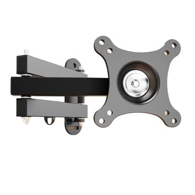 20 Tiltable TV Wall Mount Bracket AccessoriesMultiple Angles Rotated Holder Universal TV Mounts For 14-24'' Computer Monitor Stand(Black)
