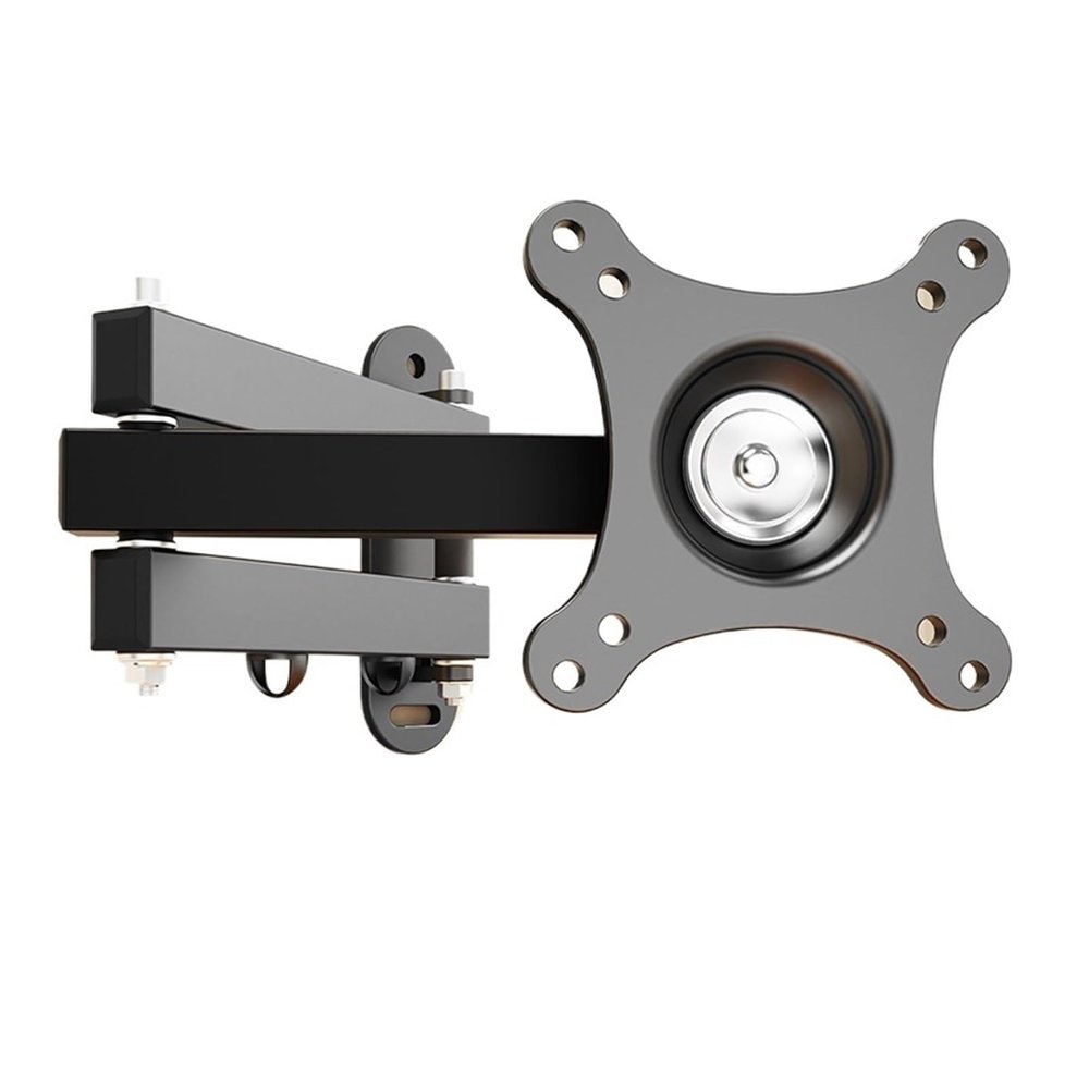 20 Tiltable TV Wall Mount Bracket AccessoriesMultiple Angles Rotated Holder Universal TV Mounts For 14-24'' Computer Monitor Stand(Black)