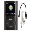 EIMSOAH MP3 Player, Stylish Multifunctional Lossless Sound Slim 1.8 Inch LCD Screen Portable MP3 Music Player, for Hiking Traveling Sports (Black) view 1