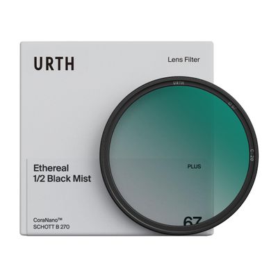 Urth 82mm Ethereal Black Mist Diffusion Lens Filter (Plus+) - Cinematic Effect, 20-Layer Nano-Coated Light Dispersing Particles