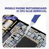 Bewinner 5 in 1 IC Chip Repair Tool, CPU Glue Remover Electronics Opening Pry Tools for Motherboard CPU Hard Drive with Stainless Steel Blades PVC Handles view 3
