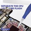 Bewinner 5 in 1 IC Chip Repair Tool, CPU Glue Remover Electronics Opening Pry Tools for Motherboard CPU Hard Drive with Stainless Steel Blades PVC Handles view 4