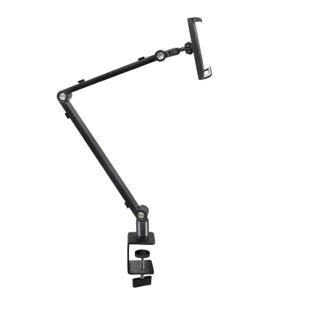 Adjustable Height Tablet Stand AccessoriesFor 15 16 Inch Screen Portable Monitor Desk Mount With Aluminum Long Rotating Arm
