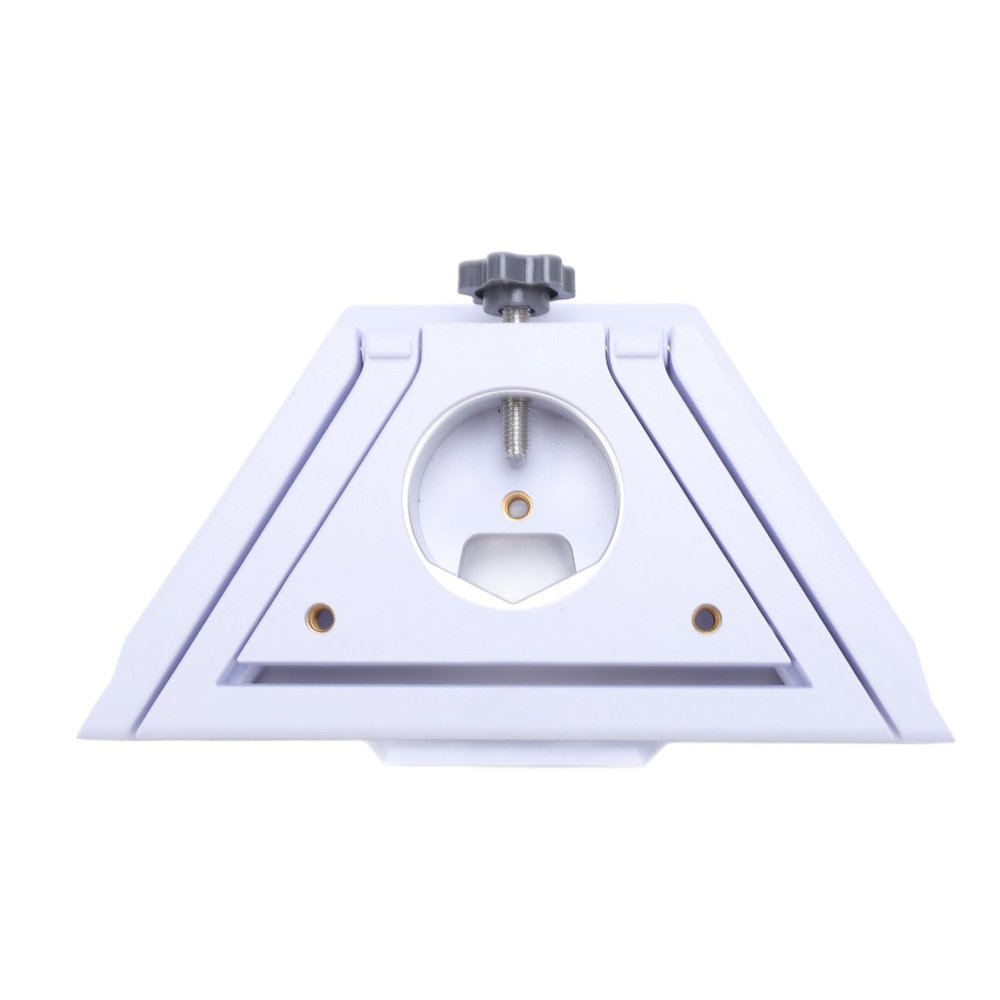 Dpofirs Mini Mount, Ethernet Satellite Bracket for 38.5MM Pipe - ABS Metal Construction, Multifunctional with Screw Holes for Easy Installation and Portability