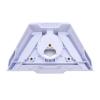 Dpofirs Mini Mount, Ethernet Satellite Bracket for 38.5MM Pipe - ABS Metal Construction, Multifunctional with Screw Holes for Easy Installation and Portability view 2