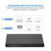 Ymiko UHD Video Splitter, 1 in 4 Out 4K 60HZ HD Multimedia Interface Splitter for HDTV Projectors DVD Players Laptops PCs, Split Signals with Stability and Clarity view 4